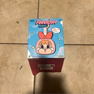 POP Mart Crybaby Powerpuff Girls vinyl face plush pendant BUNNY BLOSSOM